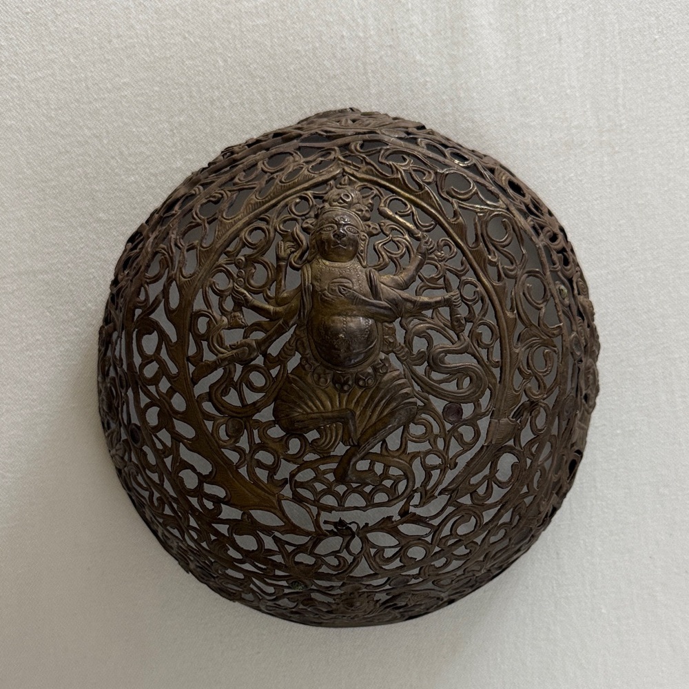 Asian incense ball semi-sphere